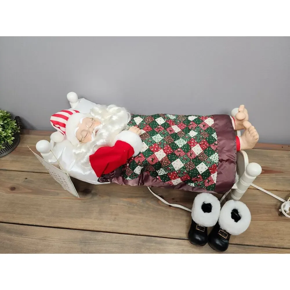 VTG Telco Motionette Sleeping Snoring Whistling Santa Animated Tested Works